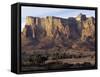 Spectacular Gheralta Mountains of Northern Ethiopia Dwarf Tigray Homesteads on Hawzien Plain-Nigel Pavitt-Framed Stretched Canvas