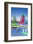 Spectacular Illuminated Ice Sculptures-Gavin Hellier-Framed Photographic Print