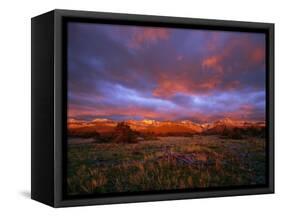 Spectacular Light on the Rocky Mountain Front at Blackleaf Canyon, Montana, USA-Chuck Haney-Framed Stretched Canvas