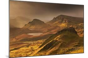 Spectacular Light over the Trotternish Range from the Quiraing in the Isle of Skye, Scotland-Adam Burton-Mounted Photographic Print