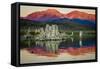 Spectacular Mono Lake in the shadow of the Eastern Sierras.-Jerry Ginsberg-Framed Stretched Canvas