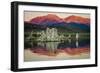 Spectacular Mono Lake in the shadow of the Eastern Sierras.-Jerry Ginsberg-Framed Photographic Print