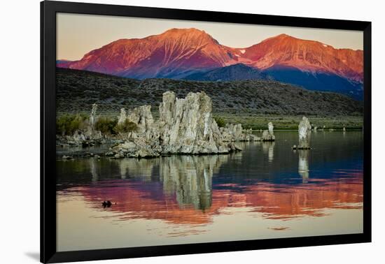 Spectacular Mono Lake in the shadow of the Eastern Sierras.-Jerry Ginsberg-Framed Photographic Print