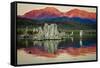 Spectacular Mono Lake in the shadow of the Eastern Sierras.-Jerry Ginsberg-Framed Stretched Canvas