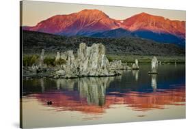 Spectacular Mono Lake in the shadow of the Eastern Sierras.-Jerry Ginsberg-Stretched Canvas