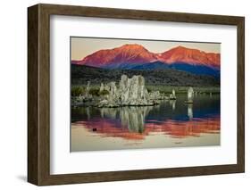 Spectacular Mono Lake in the shadow of the Eastern Sierras.-Jerry Ginsberg-Framed Photographic Print