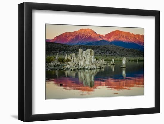 Spectacular Mono Lake in the shadow of the Eastern Sierras.-Jerry Ginsberg-Framed Photographic Print