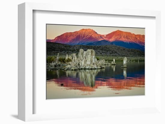 Spectacular Mono Lake in the shadow of the Eastern Sierras.-Jerry Ginsberg-Framed Photographic Print