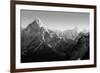 Spectacular Mountain Scenery on the Mount Everest Base Camp Trek through the Himalaya, Nepal in Stu-THPStock-Framed Photographic Print