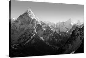 Spectacular Mountain Scenery on the Mount Everest Base Camp Trek through the Himalaya, Nepal in Stu-THPStock-Stretched Canvas