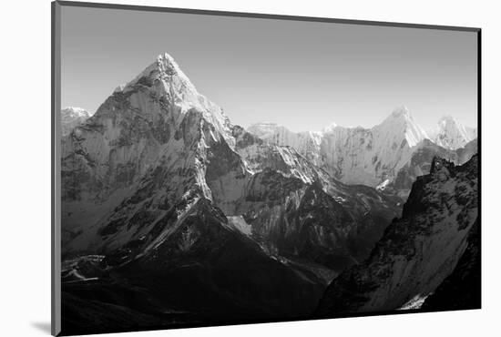 Spectacular Mountain Scenery on the Mount Everest Base Camp Trek through the Himalaya, Nepal in Stu-THPStock-Mounted Photographic Print