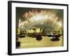 Spectacular New Year's Eve Firework Display, Sydney, New South Wales, Australia, Pacific-Robert Francis-Framed Photographic Print