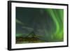 Spectacular Northern Lights over Mount Kirkjufell in Iceland-null-Framed Photographic Print