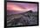 Spectacular Pink Sunrise Above Belstone Tor, Dartmoor, Devon, England. Winter-Adam Burton-Framed Photographic Print