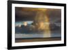 Spectacular rainbow off of Kalapana, Big Island, Hawaii-Mark A Johnson-Framed Photographic Print