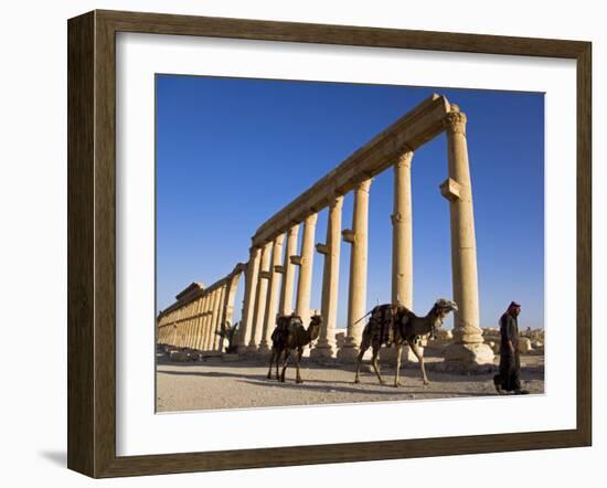 Spectacular Ruined City of Palmyra, Syria-Julian Love-Framed Photographic Print