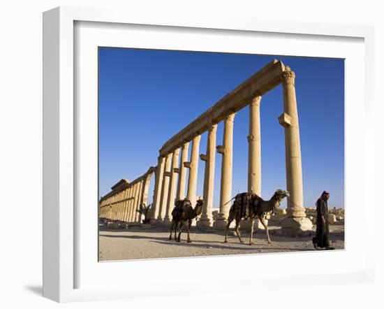 Spectacular Ruined City of Palmyra, Syria-Julian Love-Framed Photographic Print