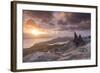 Spectacular Sunrise over the Old Man of Storr, Isle of Skye, Scotland. Winter (December)-Adam Burton-Framed Photographic Print