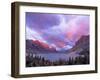 Spectacular Sunrise over Wild Goose Island in Glacier National Park, Montana, USA-Chuck Haney-Framed Photographic Print