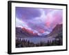 Spectacular Sunrise over Wild Goose Island in Glacier National Park, Montana, USA-Chuck Haney-Framed Photographic Print