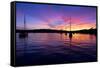 Spectacular Sunset, Falmouth Harbour, Cornwall, England, United Kingdom, Europe-Peter Groenendijk-Framed Stretched Canvas