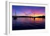 Spectacular Sunset, Falmouth Harbour, Cornwall, England, United Kingdom, Europe-Peter Groenendijk-Framed Photographic Print