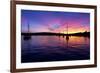 Spectacular Sunset, Falmouth Harbour, Cornwall, England, United Kingdom, Europe-Peter Groenendijk-Framed Photographic Print