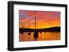 Spectacular Sunset, Falmouth Harbour, Cornwall, England, United Kingdom, Europe-Peter Groenendijk-Framed Photographic Print