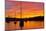 Spectacular Sunset, Falmouth Harbour, Cornwall, England, United Kingdom, Europe-Peter Groenendijk-Mounted Photographic Print
