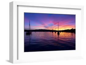 Spectacular Sunset, Falmouth Harbour, Cornwall, England, United Kingdom, Europe-Peter Groenendijk-Framed Photographic Print