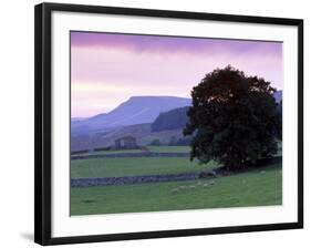 Spectacular Sunset Near Hardraw in Wensleydale, Yorkshire Dales National Park, Yorkshire, England-Patrick Dieudonne-Framed Photographic Print