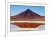 Spectacular view of Laguna Colorada, Reserva Eduardo Avaroa, Bolivian desert, Bolivia-Anthony Asael-Framed Photographic Print