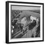 Spectators and Hot Rodders from the Nat. Hot Rod Assoc. at Drag Race on Quarter Mile Strip-Ralph Crane-Framed Photographic Print