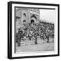 Spectators at Jumma Masjid, Bangalore, India, 1900s-H & Son Hands-Framed Giclee Print