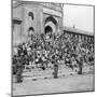 Spectators at Jumma Masjid, Bangalore, India, 1900s-H & Son Hands-Mounted Giclee Print