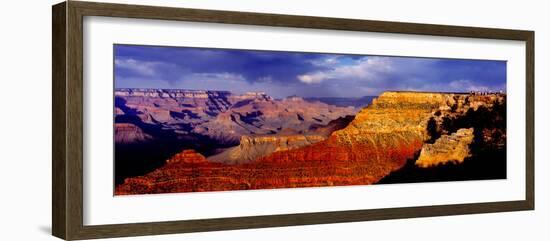 Spectators at the Grand Canyon, Grand Canyon, Grand Canyon National Park, Arizona, USA-null-Framed Photographic Print
