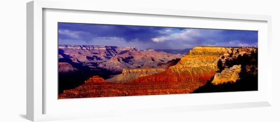 Spectators at the Grand Canyon, Grand Canyon, Grand Canyon National Park, Arizona, USA-null-Framed Photographic Print