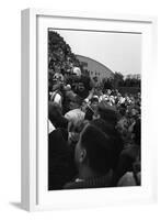 Spectators at the Minnesota- Iowa Game, Minneapolis, Minnesota, November 1960-Francis Miller-Framed Premium Photographic Print