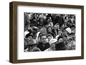 Spectators at the Minnesota- Iowa Game, Minneapolis, Minnesota, November 1960-Francis Miller-Framed Photographic Print