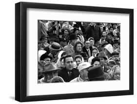 Spectators at the Minnesota- Iowa Game, Minneapolis, Minnesota, November 1960-Francis Miller-Framed Photographic Print