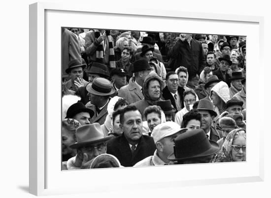 Spectators at the Minnesota- Iowa Game, Minneapolis, Minnesota, November 1960-Francis Miller-Framed Photographic Print