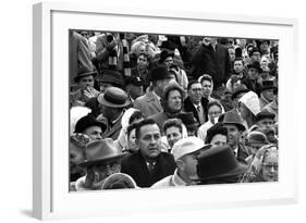 Spectators at the Minnesota- Iowa Game, Minneapolis, Minnesota, November 1960-Francis Miller-Framed Photographic Print