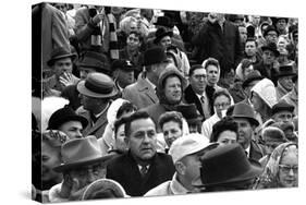 Spectators at the Minnesota- Iowa Game, Minneapolis, Minnesota, November 1960-Francis Miller-Stretched Canvas