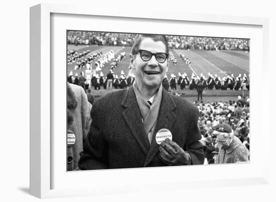 Spectators at the Minnesota- Iowa Game, Minneapolis, Minnesota, November 1960-Francis Miller-Framed Photographic Print