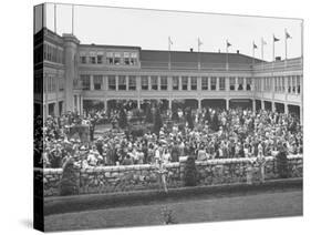 Spectators Attending the Kentucky Derby-null-Stretched Canvas