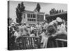 Spectators Attending the Kentucky Derby-null-Stretched Canvas