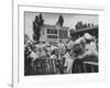 Spectators Attending the Kentucky Derby-null-Framed Photographic Print