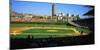 Spectators in a Stadium, Wrigley Field, Chicago Cubs, Chicago, Cook County, Illinois, USA-null-Mounted Premium Photographic Print