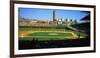 Spectators in a Stadium, Wrigley Field, Chicago Cubs, Chicago, Cook County, Illinois, USA-null-Framed Photographic Print