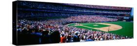 Spectators in Baseball Stadium, Shea Stadium, Flushing, Queens, New York City, New York State, US-null-Stretched Canvas